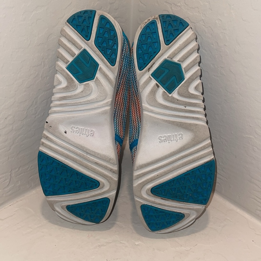 ETNIES SCOUT WOMAN’S SHOE BLUE/MULTICOLOR TOP SZ 8 PRE OWNED EXCELLENT CONDITION - Picture 9 of 15